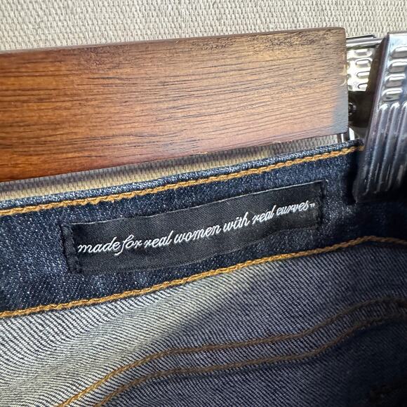 NYDJ Premium Denim Size 8P Blue Straight Leg Jeans with Pockets - Picture 5 of 11